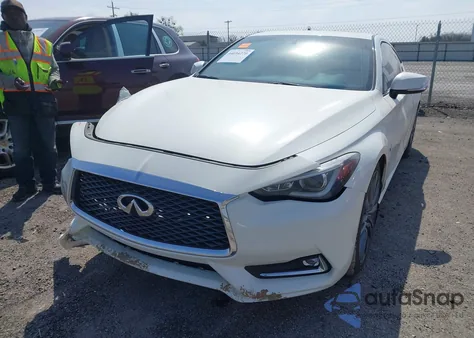 2017 Infiniti Q60 3.0T Red Sport 400 from USA, damaged, VIN JN1FV7EK6HM610975